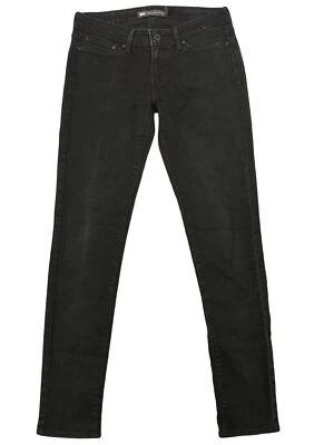 Levi's Women's Slight Curve Modern Rise Skinny Jeans Black Denim Size W26 x L32 - Image 1 of 4