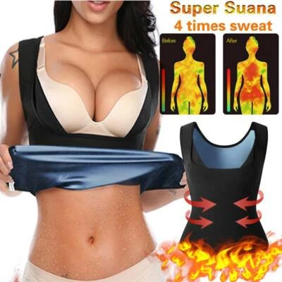 Fajas Reductoras Abdomen Para Sudar Perder Peso Entrenador De Cintura Tank Top - Image 1 of 4
