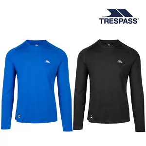 Trespass Mens Base Layer Top Long Sleeve Lightweight Nate - Picture 1 of 17