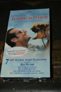 Vintage SEALED UNUSED As Good As It Gets VHS Cassette Tape Jack Nicholson 1997 - Picture 1 of 3