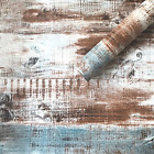Hoyoyo 17,8 x 118 Zoll selbstklebendes Einlagenpapier, abnehmbare Regaleinlage Wand S
