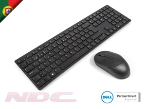 NEW Dell KM5221W Black PORTUGUESE Wireless Mouse & Keyboard Combo - Picture 1 of 2