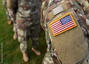 ARMEE KAMPFUNIFORM ACU MILITÄR ORIGINAL SPEZIFIKATION. SANDKASTEN vêlkrö UMGEKEHRTE US FLAGGE - Bild 1 von 15