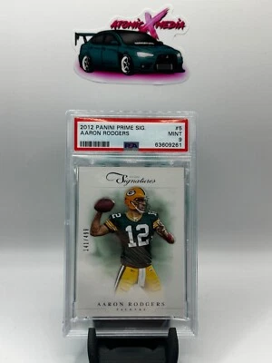 2012 PANINI PRIME SIGNATURES #5 AARON RODGERS /499 POP 2 - Image 1 of 3