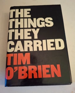 Tim O'Brien THE THINGS THEY CARRIED Vietnam Memoir HC DJ 1st Edition 1990 Book - Picture 1 of 8