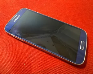 Samsung Galaxy S4 I9505 Blue White ( Unlocked ) Smartphone - Picture 1 of 4