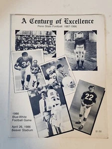 A Century Of Excellence Penn State Football 1887-1986 Programmbuch - Bild 1 von 6