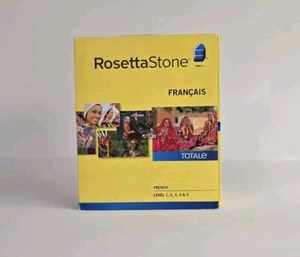 Rosetta Stone French / Francais Levels 1, 2,3,4 & 5 Version 4 (NO HEADSET) - Picture 1 of 3