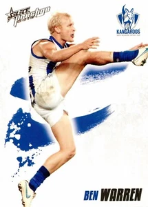 2010 NORTH MELBOURNE KANGAROOS AFL Card BEN WARREN Prestige - Bild 1 von 2