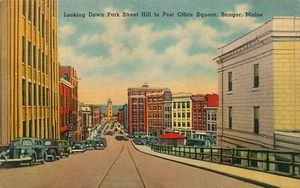 Postal Maine Park Street View lino sin publicar - Imagen 1 de 2