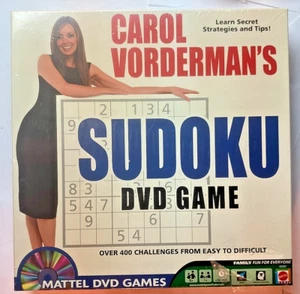 Mattel Games K3391 Carol Vorderman Sudoku DVD Board Game 2005 Vintage Sealed New - Picture 1 of 10