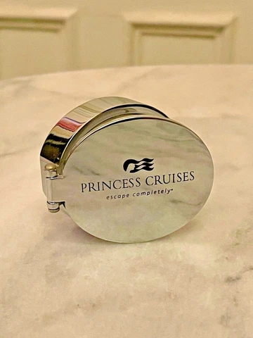 "Princess Cruises" TRAVEL CLOCK without box & needs new battery Cover