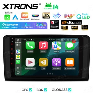 9" Android 14 Car GPS Radio Stereo 8+256GB 4G For Mercedes-Benz ML/GL W164 X164 - Picture 1 of 17