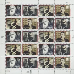 Scott 3061 1996 Pioneers of Communication 32c Stamp Sheet of 20 - Picture 1 of 2