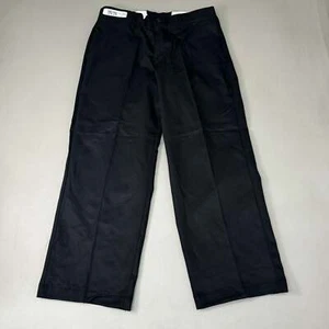 RED KAP Straight Leg Button Closure Industrial Work Pant Mens Sz 34 Black PT20BK - Picture 1 of 13