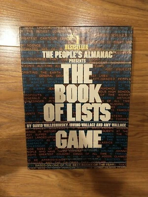 The Book Of Lists Game Avalon Hill - Image 1 of 4