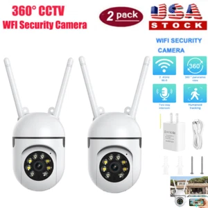 2 X Wireless WiFi Security Camera System Smart Indoor Night Vision Cam 1080P - Picture 1 of 14