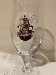 A Tout Le Monde Megadeth Unibroue Dave Mustaine Beer Glass Great Condition - Picture 1 of 4