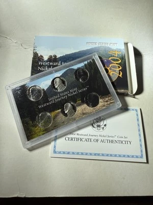 2004 United States Mint Set Journey Nickels Sealed Flawless  - Image 1 of 4
