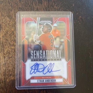 2025 Prizm Ethan Anderson Red Auto /99 - Bild 1 von 2