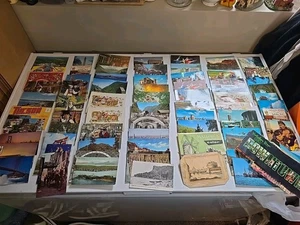 LOT OF 90+ VINTAGE POSTCARDS Most Unposted, Early To Mid 1900's - Picture 1 of 15