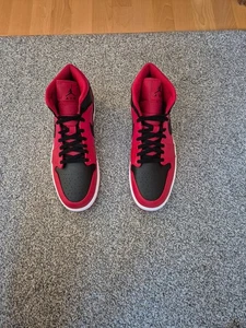 Air Jordan 1 Mid EUR 48,5 US 14 Gym Red/Black-White - Bild 1 von 5