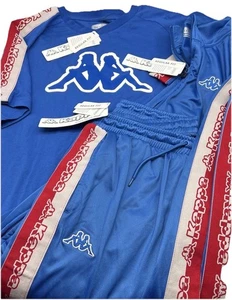 Kappa Tuta Uomo XL Atletica 3 Pezzi T-Shirt, Giacca, Pantaloni NUOVO RARO - Foto 1 di 10