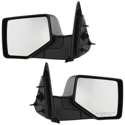Mirrors Set of 2 For 2006-2011 Ford Ranger Left and Right Manual Fold Textured - Image 1 of 4