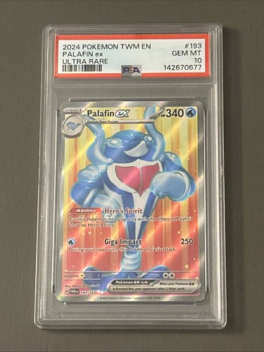 PSA 10 GEM Mint Palafin 200/197 Illustration Rare - Pokémon SV03