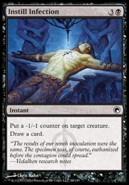 Instill Infection -Foil Light Play MTG Scars of Mirrodin - Image 1 of 1