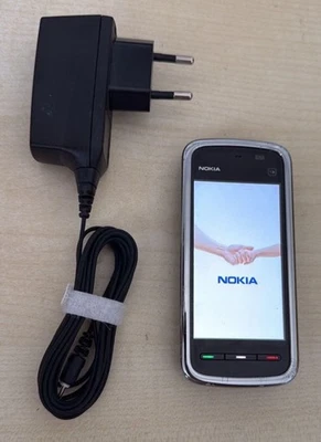 Nokia 5230 (RM-588) Chrome, Geprüft, Volle Funktion, Händler, Garantie Accu Neu - Bild 1 von 3