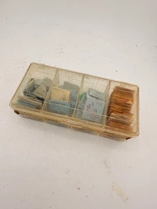 Box Of Miscellaneous Watch Parts VTG Assorted Gruen & Benrus In Baggies - Bild 1 von 8
