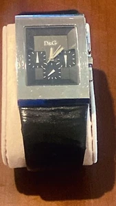 D&G DOLCE & GABBANA TIME 3719740263 MEN'S LOGO SIDE WATCH - Picture 1 of 7