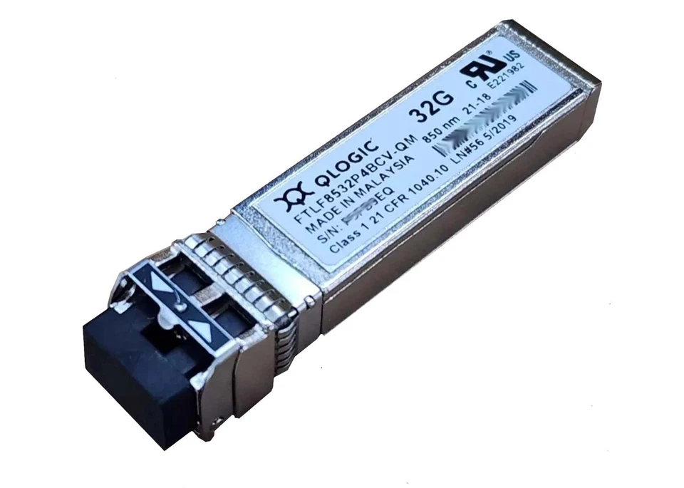 Qlogic FTLF8532P4BCV-QM SFP28 SR 32G Fiber Channel 850nm 100m over LC MMF - Image 1 of 1