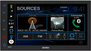 1999-14 Chevrolet 1500 Silverado Jensen Mechless CMR 8629 Receiver Bluetooth 7'' - Picture 1 of 1