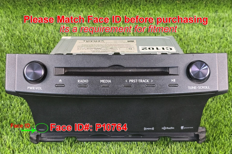 Unidad principal de radio HD LEXUS RC350 RCF 2016-2018 Gracenot XM 86140-24010 Foto 1 de 4