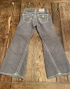 TRUE RELIGION Joey Big T kids size 6 corduroy flare boot cut pants (inseam 21") - Picture 1 of 6