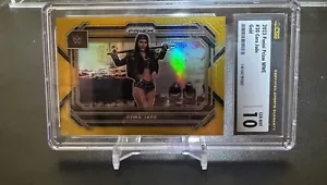 2023 Panini Prizm WWE Cora Jade Base Gold 2/10 CSG (CGC) Gem Mint 10 - Picture 1 of 2