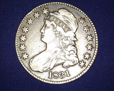 1831 Capped Bust Silver Half Dollar  Nicely Detailed Coin #S167 Cover