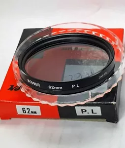 Genuine Bower 62mm Polarizer PL Glass Lens Filter Japan 62 mm Polarizing Pro - Picture 1 of 4