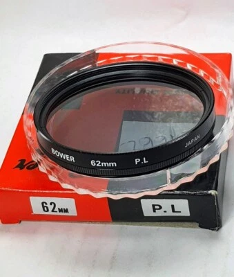 Genuine Bower 62mm Polarizer PL Glass Lens Filter Japan 62 mm Polarizing Pro - Image 1 of 4