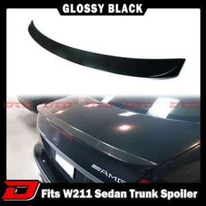 Fit For 03-08 Mercedes Benz W211 Trunk Spoiler L Type Glossy Black - Bild 1 von 6