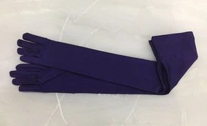 23" Matte Opera Glove Stretch With Spandex.Prom.Halloween.Pick Your Color ! - Picture 1 of 55