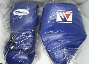 Winning Boxhandschuhe 8oz MS200B & Cup Protector CPS-500 Blau Größe L Set Neu - Bild 1 von 19
