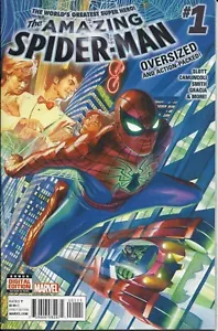 Marvel Comics 2015 The Amazing Spider-Man #1 artista de portada de gran tamaño Alex Ross - Imagen 1 de 12