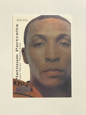 Skybox Metal Platinum Portraits Shawn Marion #9PP Rookie RC 1999-00 Foto 1 de 2
