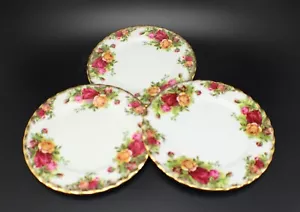 Royal Albert Old Country Roses BROTTELLER 6,25" 3er Set England Vintage o - Bild 1 von 10