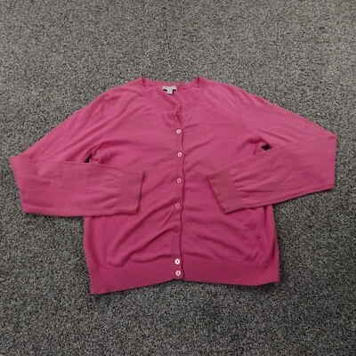 Cárdigan Gap Mujer M Rosa Tejido Botón Suéter Sudadera Chaqueta Academia Preppy Foto 1 de 4