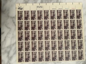 Scott #1702, 13c Christmas Winter Pastime, Sheet of 50, MNH Free Shipping - Bild 1 von 1