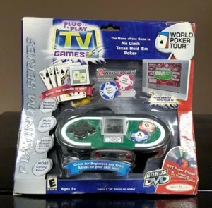 World Poker Tour - Plug & Play TV Spiel Platinum Series + DVD Bonus - WSOP - NEU - Bild 1 von 10
